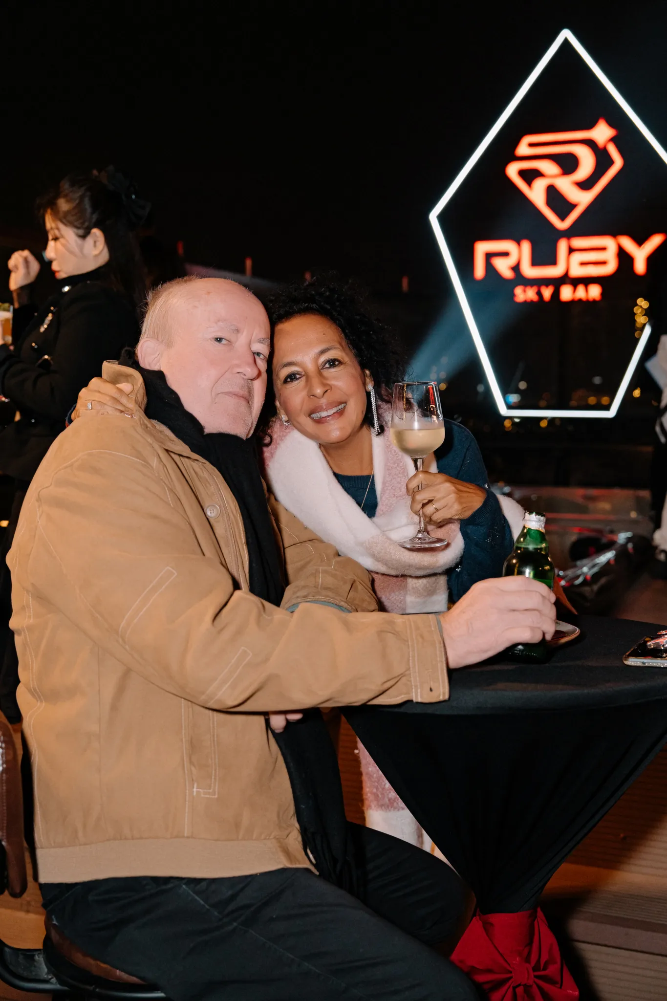 Enjoy the countdown moment to 2026 at Ruby Sky Bar